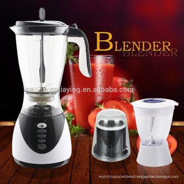 3 In 1 Best Quality Electric Multi-function Blender With 1.5L Plastic Jar With Chopper And Grinder